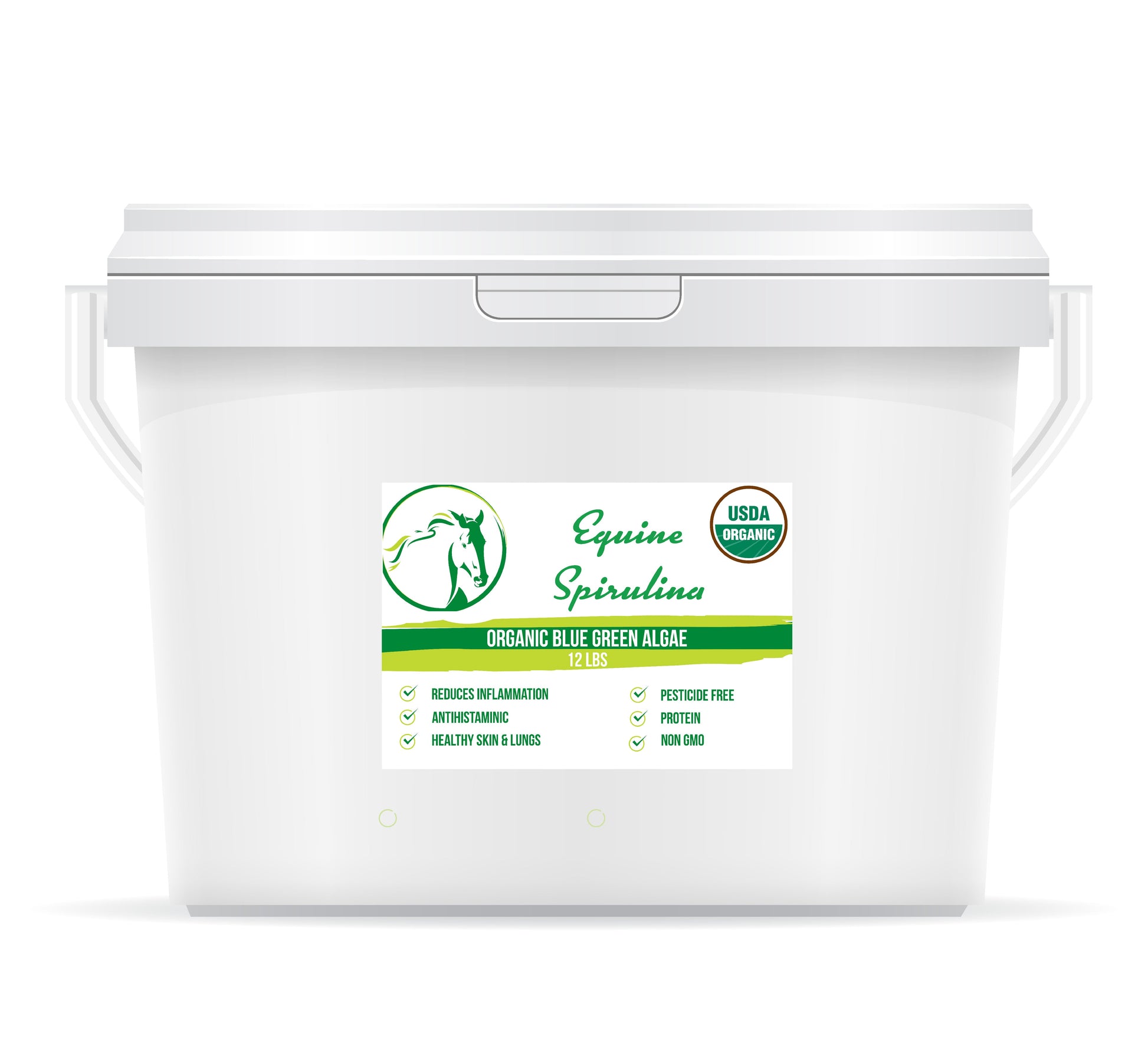 Equine Spirulina-Organic, Non GMO & Pesticide Free - Triathlete Store