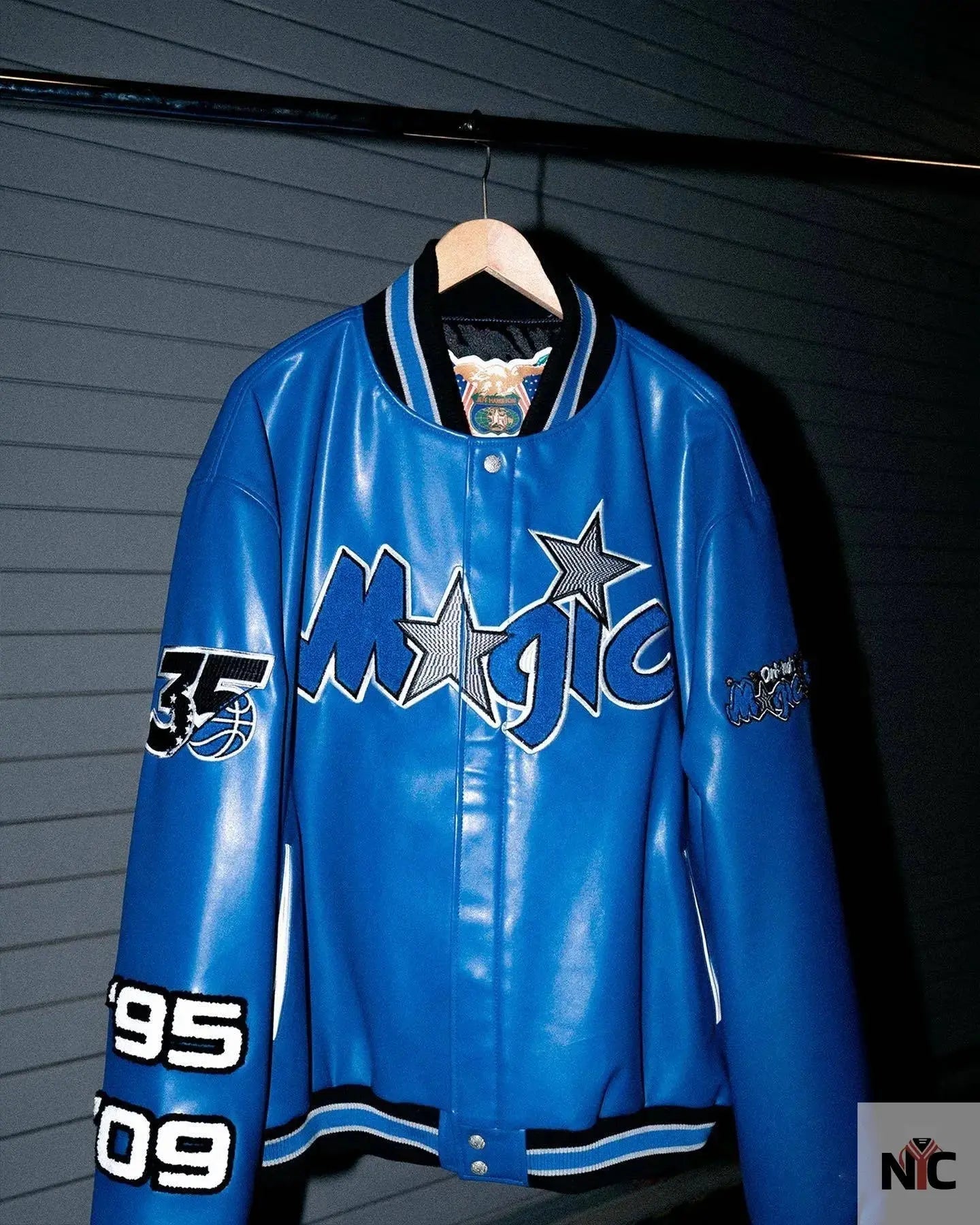Orlando Magic Jeff Hamilton Blue Varsity Jacket