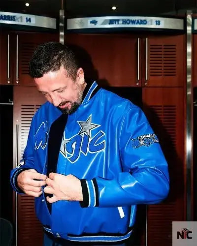 Orlando Magic Jeff Hamilton Blue Varsity Jacket