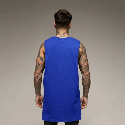 Oversize Cut Off Sleeveless Shirt