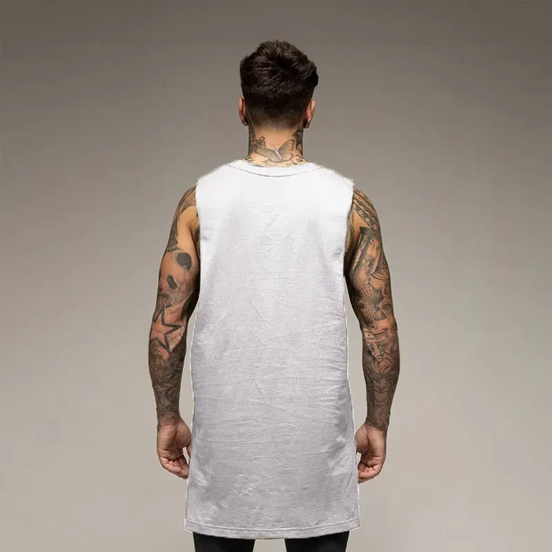 Oversize Cut Off Sleeveless Shirt