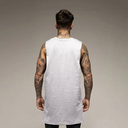 Oversize Cut Off Sleeveless Shirt