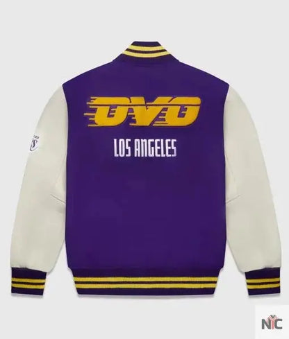 Ovo Los Angeles Lakers Varsity Bomber Jacket