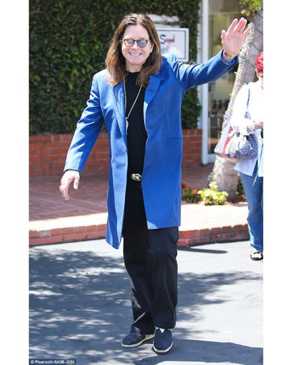 Ozzy Osbourne Royal Blue Overcoat