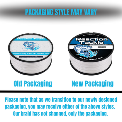 Reaction Tackle X8 Braided Fishing Line - Sea Blue 8 Strand