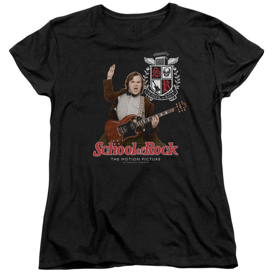 School Of Rock The Teacher Is In Womens T Shirt Black Officially Licensed