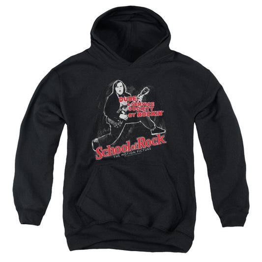 School Of Rock Rockin Kids Youth Hoodie Black Officially Licensed