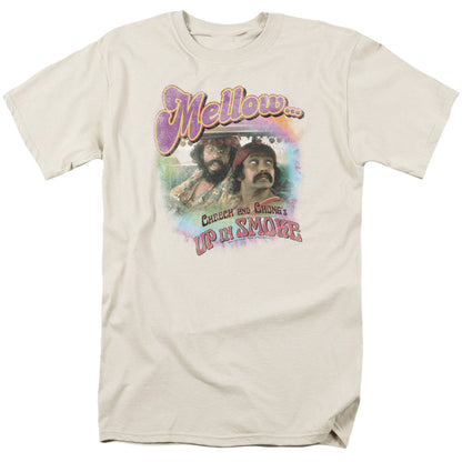 Up In Smoke Mellow Mens T Shirt Cream Officially Licensed