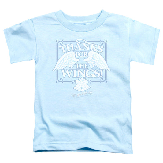 Its A Wonderful Life Dear George Toddler Kids Youth T Shirt Light Blue Officially Licensed