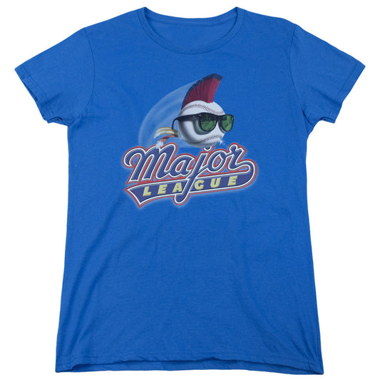 Major League Title Womens T Shirt Royal Blue Officially Licensed