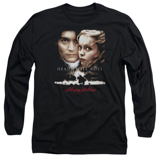 Sleepy Hollow Heads Will Roll Mens Long Sleeve Shirt Black Officially Licensed Officially Licensed