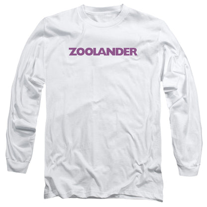 Zoolander Logo Mens Long Sleeve Shirt White Officially Licensed