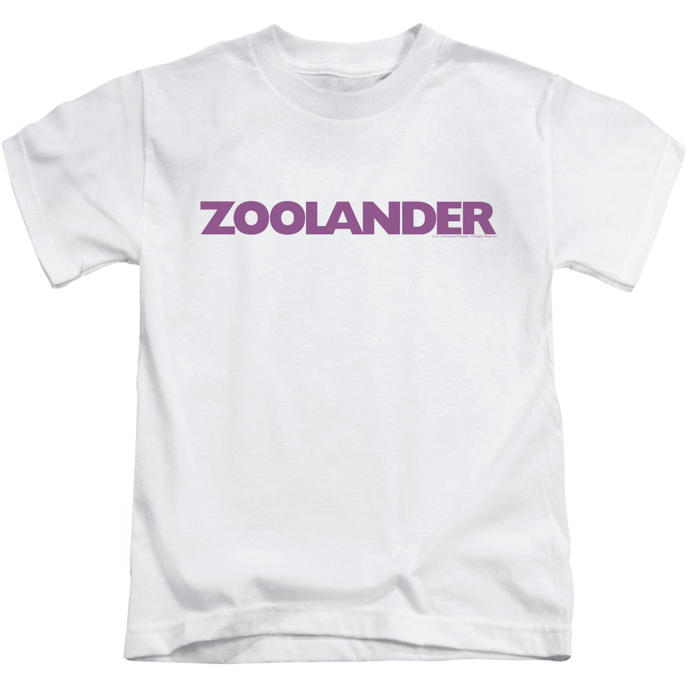 Zoolander Logo Juvenile Kids Youth T Shirt White Officially Licensed