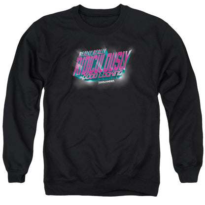 Zoolander Ridiculously Good Looking Mens Crewneck Sweatshirt Black Officially Licensed