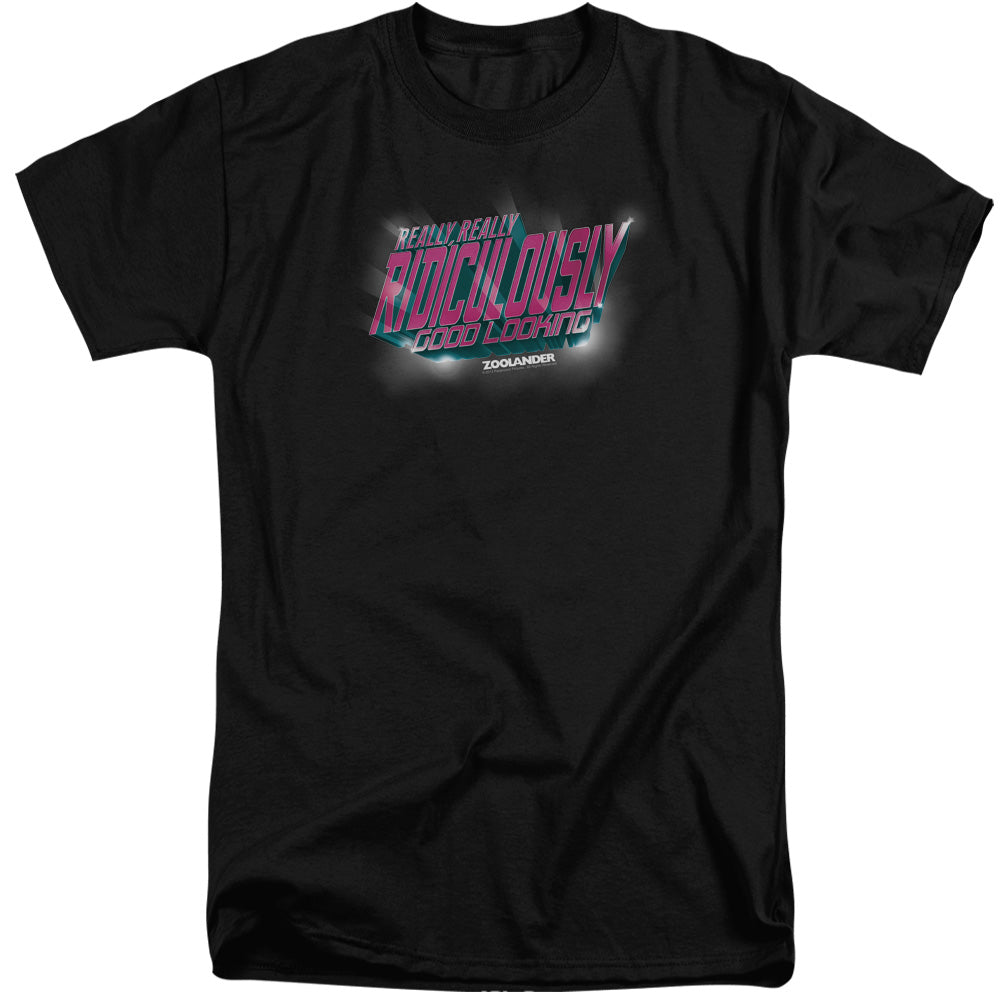 Zoolander Ridiculously Good Looking Mens Tall T Shirt Black Officially Licensed