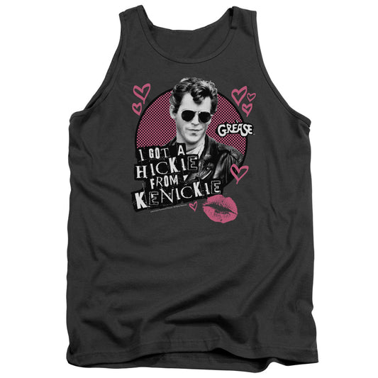 Grease Kenickie Mens Tank Top Shirt Charcoal Officially Licensed