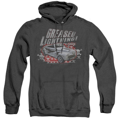 Grease Greased Lightening Heather Mens Hoodie Black Officially Licensed