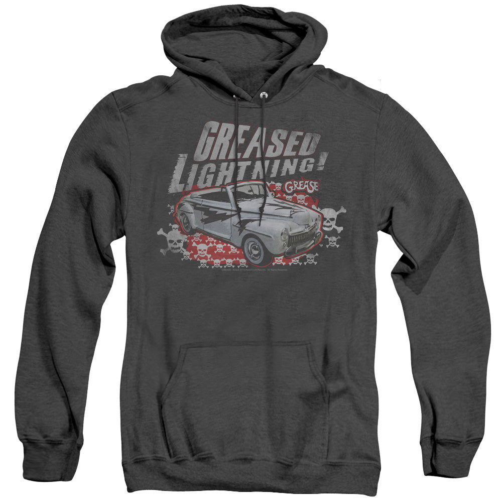 Grease Greased Lightening Mens Heather Hoodie Black Officially Licensed