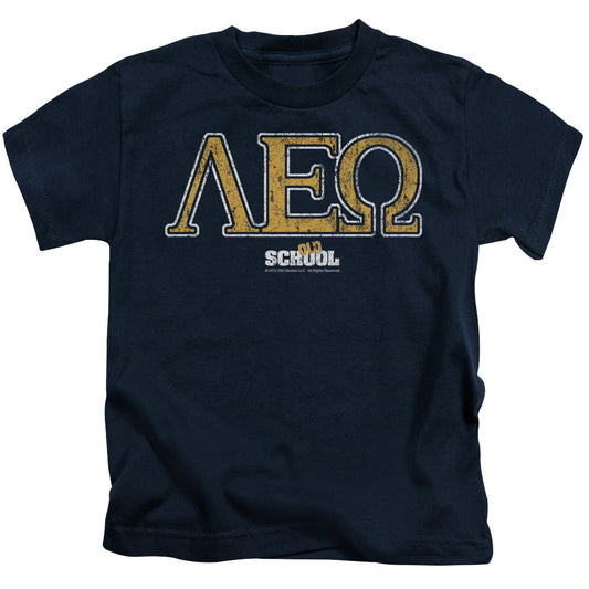 Old School Leo Juvenile Kids Youth T Shirt Navy Blue Officially Licensed