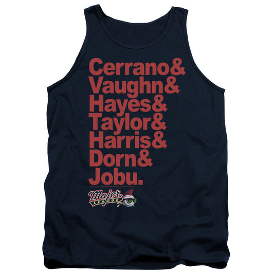 Major League Team Roster Mens Tank Top Shirt Navy Officially Licensed