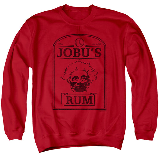 Major League Jobu'S Rum Mens Crewneck Sweatshirt Red Officially Licensed