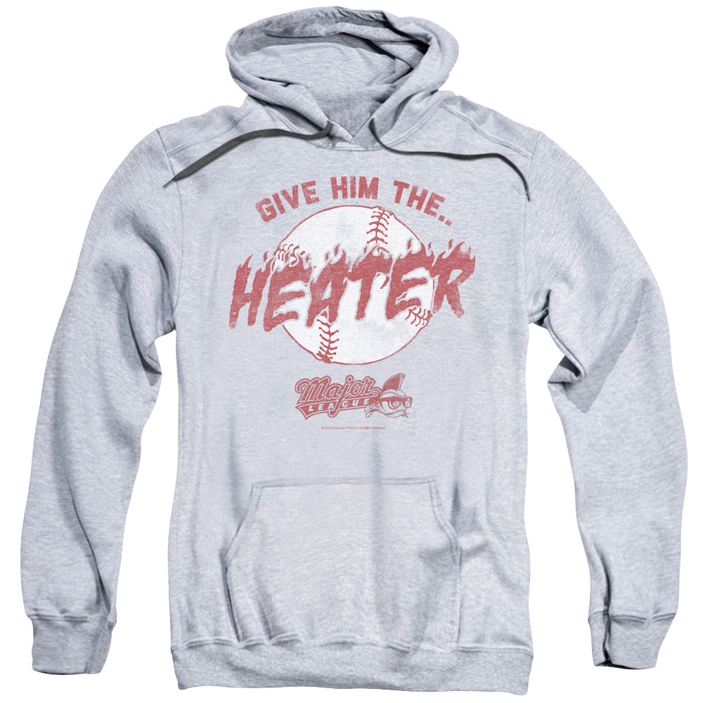 Major League The Heater Mens Hoodie Athletic Heather Officially Licensed