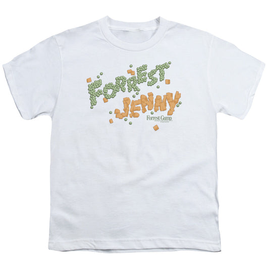 Forrest Gump Peas And Carrots Kids Youth T Shirt White Officially Licensed
