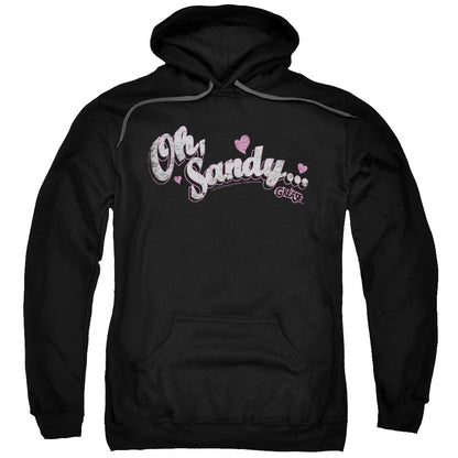 Grease Oh Sandy Mens Hoodie Black Officially Licensed