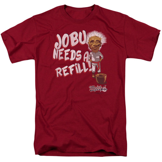 Major League Jobu Needs A Refill Mens T Shirt Cardinal Officially Licensed