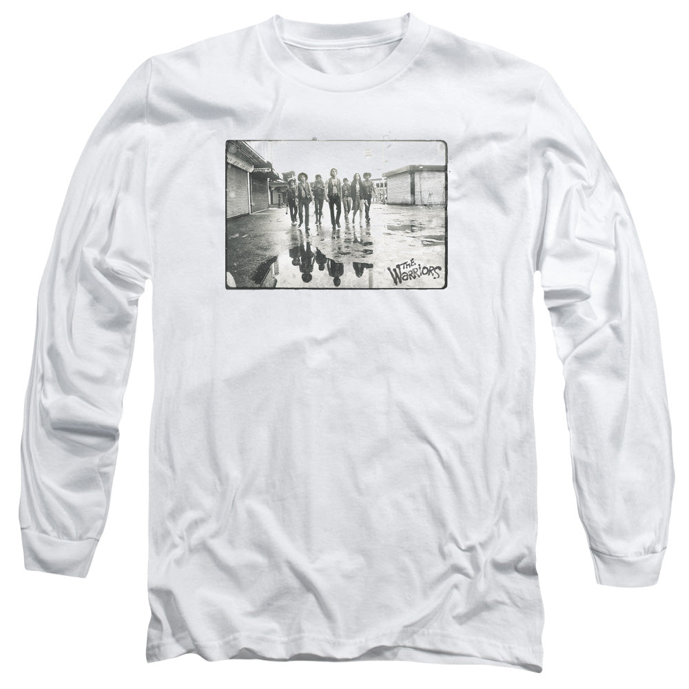 Warriors Rolling Deep Mens Long Sleeve Shirt White Officially Licensed