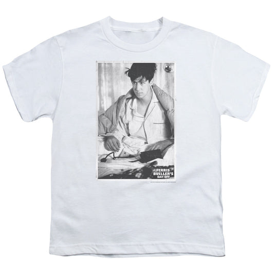 Ferris Buellers Day Off Cameron Kids Youth T Shirt White Officially Licensed