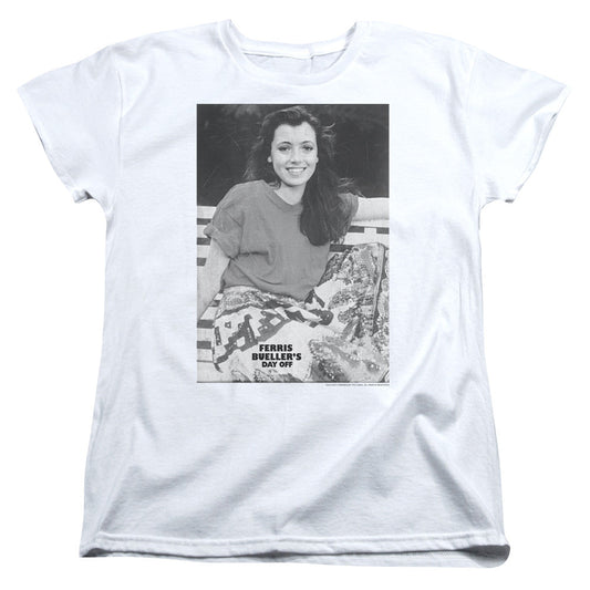 Ferris Buellers Day Off Sloane Womens T Shirt White Officially Licensed