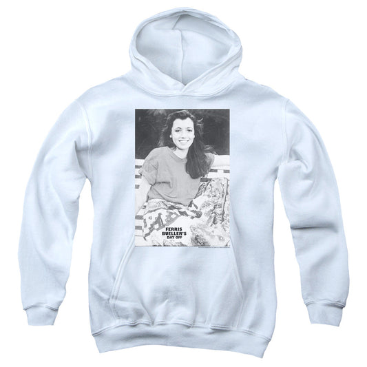 Ferris Buellers Day Off Sloane Kids Youth Hoodie White Officially Licensed