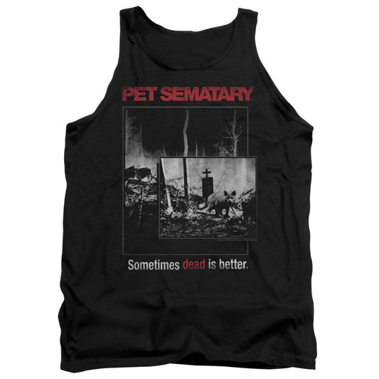 Pet Sematary Cat Poster Mens Tank Top Shirt Black Officially Licensed
