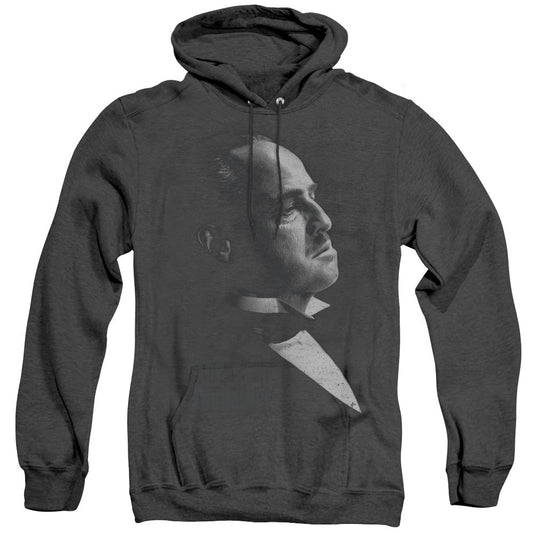 Godfather Graphic Vito Heather Mens Hoodie Black Officially Licensed