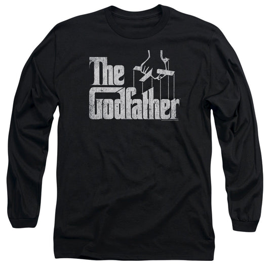 The Godfather Logo Mens Long Sleeve Shirt Black Officially Licensed