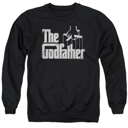 The Godfather Logo Mens Crewneck Sweatshirt Black Officially Licensed