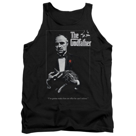 The Godfather Poster Mens Tank Top Shirt Black Officially Licensed