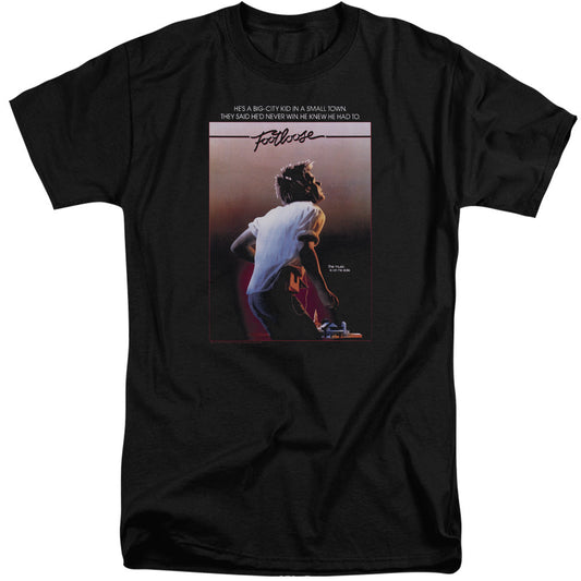 Footloose Poster Mens Tall T Shirt Black Officially Licensed