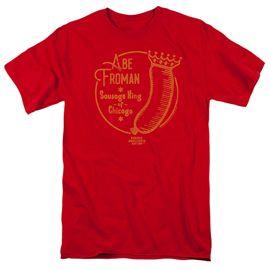 Ferris Buellers Day Off Abe Froman Mens T Shirt Red Officially Licensed