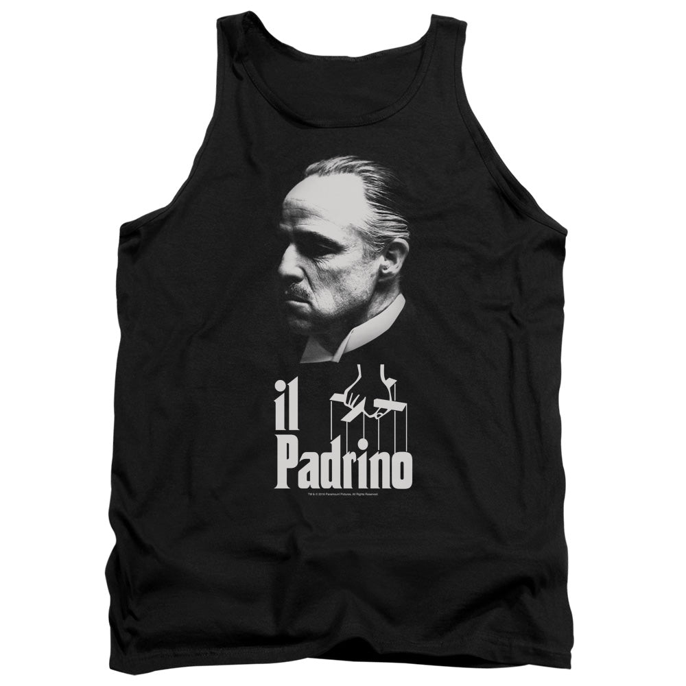 Godfather Il Padrino Mens Tank Top Shirt Black Officially Licensed