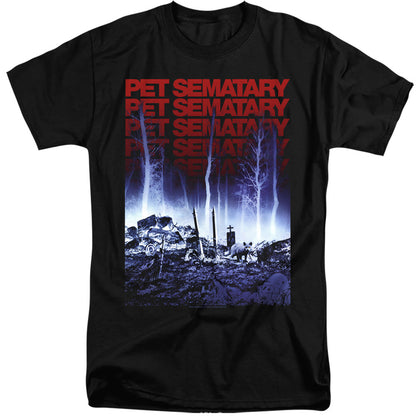 Pet Sematary Sematary Mens Tall T Shirt Black Officially Licensed