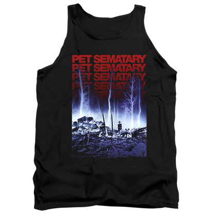 Pet Sematary Sematary Mens Tank Top Shirt Black Officially Licensed