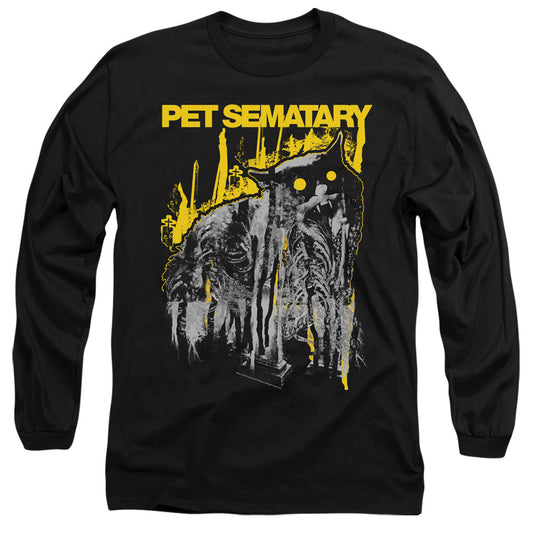 Pet Sematary Decay Mens Long Sleeve Shirt Black Officially Licensed