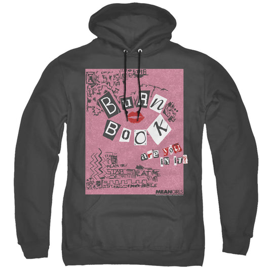 Mean Girls Burn Book Mens Hoodie Black Officially Licensed