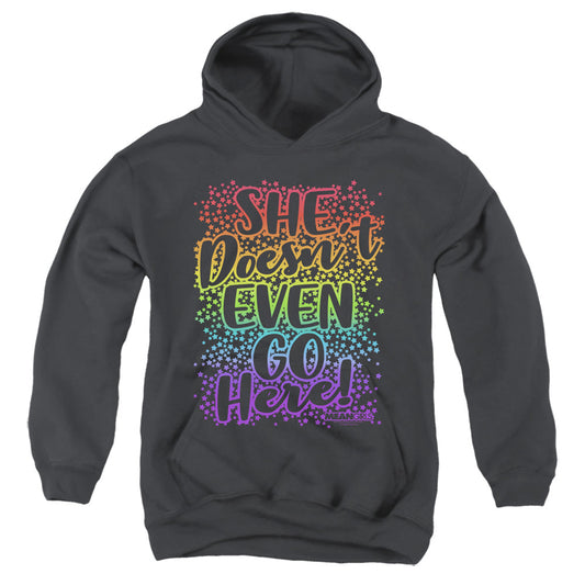 Mean Girls Doesnt Go Here Kids Youth Hoodie Black Officially Licensed