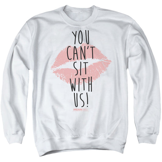 Mean Girls You Cant Sit With Us Mens Crewneck Sweatshirt White Officially Licensed