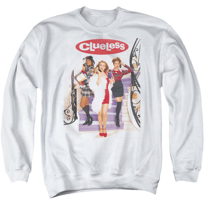 Clueless Clueless Poster Mens Crewneck Sweatshirt White Officially Licensed