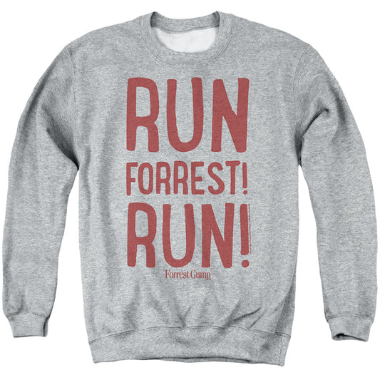 Forrest Gump The Run Forrest! Run Mens Crewneck Sweatshirt Athletic Heather