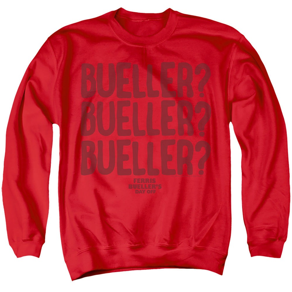 Ferris Bueller The Ben Stein Mens Crewneck Sweatshirt Red